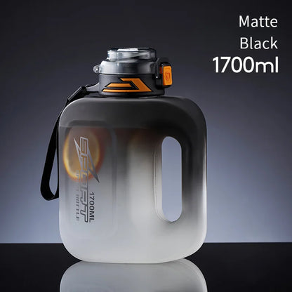 GIANXI Kettle 1.7L Large Capacity Portable Sports Kettles Outdoor Sealed Leak Proof Double Drink Sports Water Cup