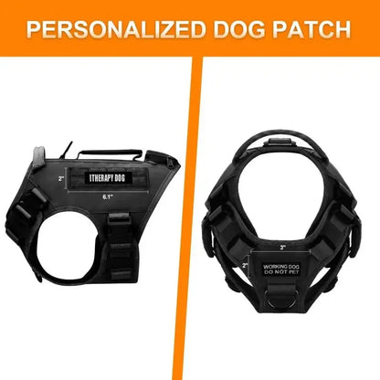 Professional Pet Harness Nylon No Pull Tactical Dog Harness For Heavy Duty Large Dog