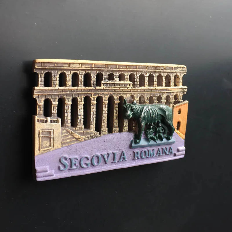 Europe Spain 3D Refrigerator Magnet Tourist Souvenirs Stickers,Home & Kitchen Decoration Fridge Magnet Message Sticker