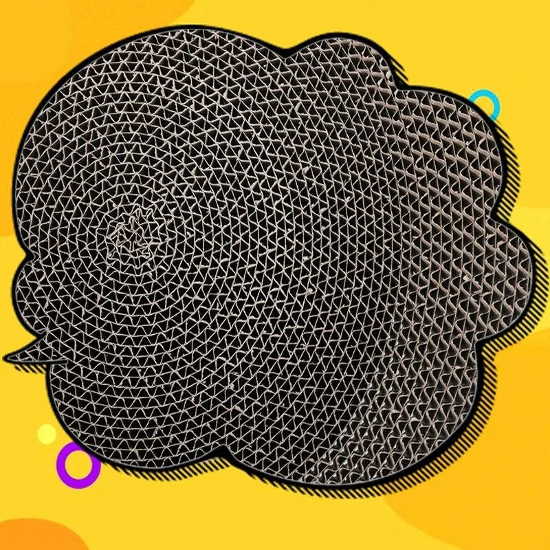 Cat Scratching Pads Round Oval Cat Scratch Pad Bowl Nest for Indoor Cats Grinding Claw Round Grinding Claw Toys Scratching Board