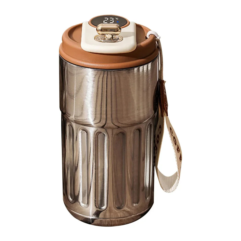 Premium products Intelligent thermos coffee LED temperature display coffee cup 316 stainless steel tumbler portable thermos