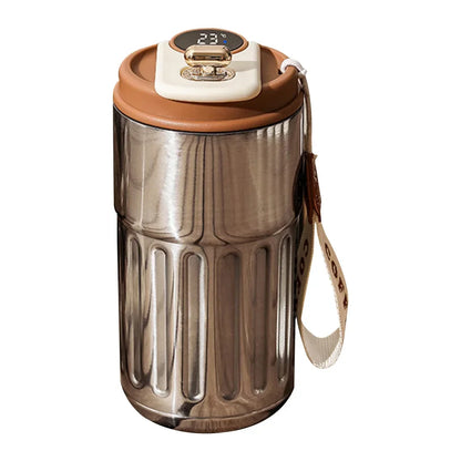 Premium products Intelligent thermos coffee LED temperature display coffee cup 316 stainless steel tumbler portable thermos