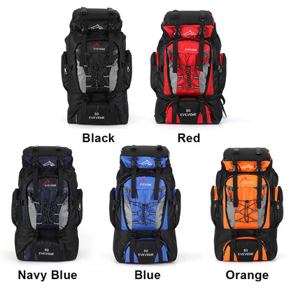80L Outdoor Mountaineering Backpack For Men And Women Cycling Backpack For Men Women Sports Backpack Leisure Travel Backpack