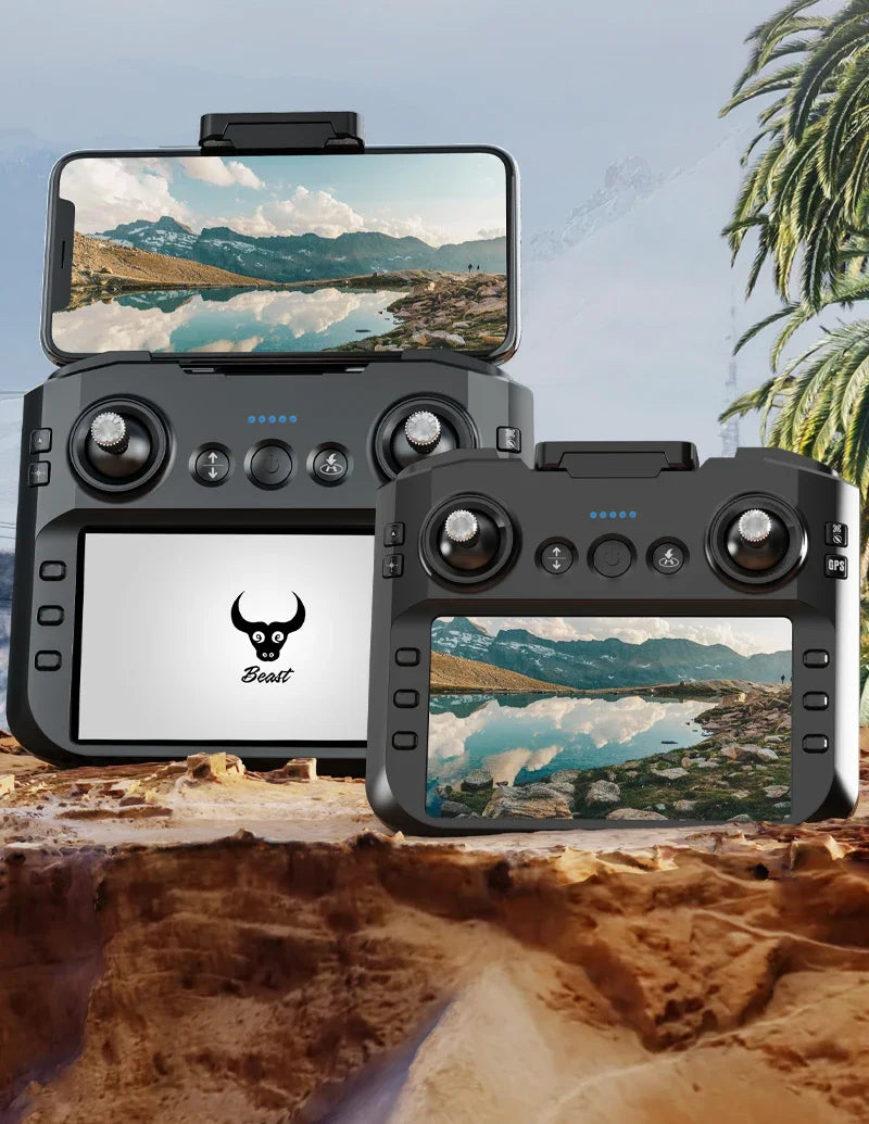 SG901MAX GPS Drone 8K Professional HD Dual Camera 5G WIFI With Screen 360°Obstacle Avoidance Brushless Foldable Quadcopter Drone