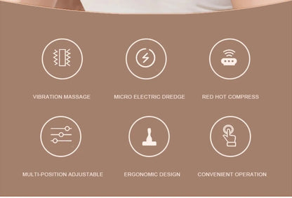 Electric Meridian Brush Body Massager Heated GuaSha Hot Compress Scraping Lymphatic Drainage Machine Fat Burner Health Care Tool