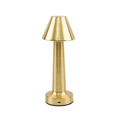 LED Table Lamp Retro Bar Coffee Table Lamp Rechargeable Touch Sensor Wireless Night Light Restaurant Living Room Decor Light