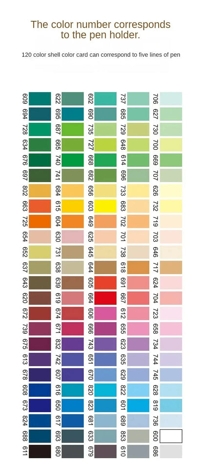 12-120 Colors Acrylic Paint Pens Markers Brush Tip Paint Markers for Rock Painting Wood Canvas Stone Christmas Gift DIY Crafts