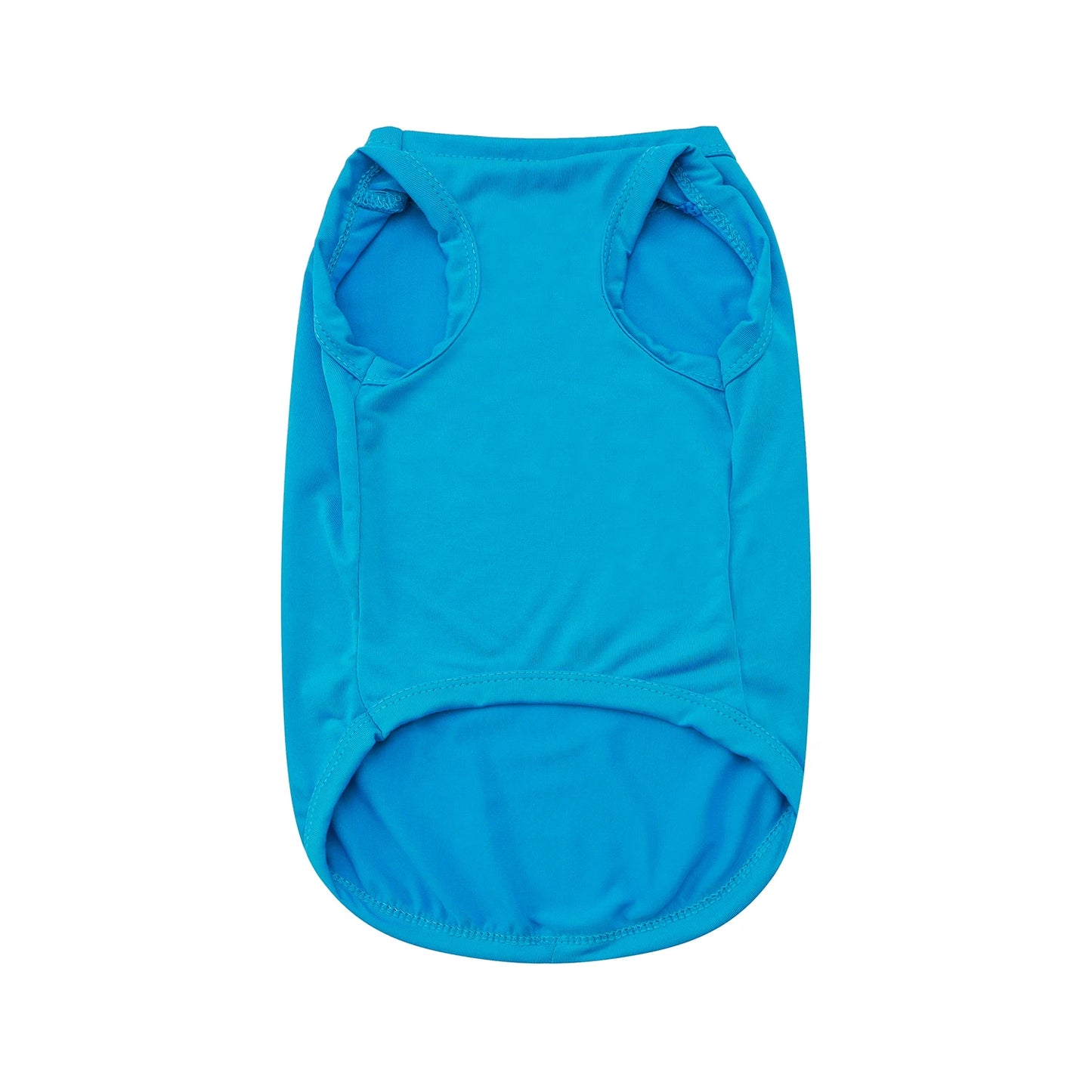 1 piece of polyester fiber material, cat ocean swimming print pattern, fashionable pet vest