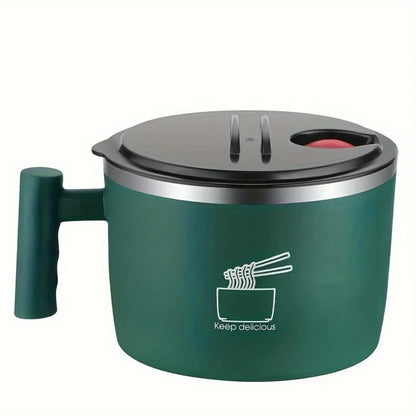 Ramen Bowl, Lunch Container,1000ml Large Thai Soup Bowls, Tableware with Phone Stand, Cereal Bowls for Home, Kitchen, Camping,