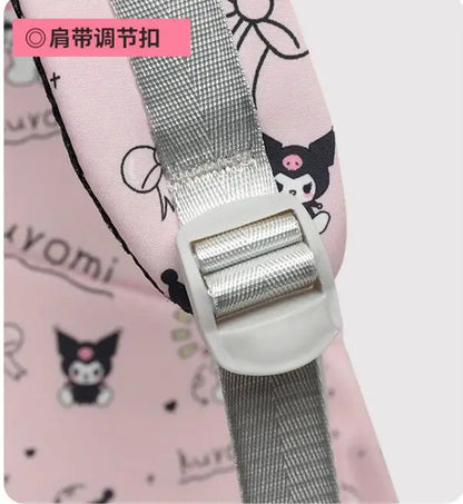 Kawaii Kuromi Backpack Junior High School Bag Student Schoolbag Anime Cartoon Shoulder Bag Girls Gift