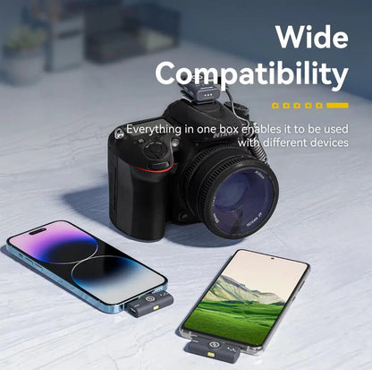 Hhollyland Lark M2 M2S Wireless Lavalier Microphone Noise Reduction for Photography Vlog RX TX for iPhone Android Camera