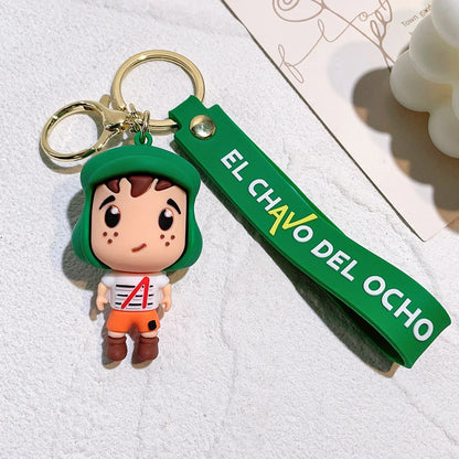 Hot Game Friday Night Funkin Keychain Cute 3D Model Silicon Keychain for Backpack Keyrings Accessories Fans Gifts Trinkets