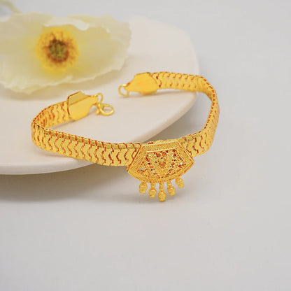 2023 Fine Jewelry Sets For Women Dubai Bridal Wedding Gifts Necklace Bracelet Earrings Ring Jewellery Set African Bead jewelry