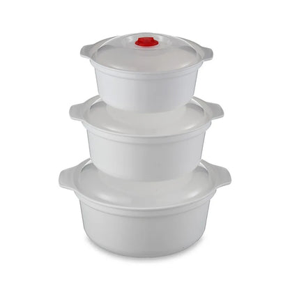 Microwave Oven Special Box Household Plastic Heating Fresh Keepeing Box with Lid Steamed Bun Instant Noodles Kitchen Bowl