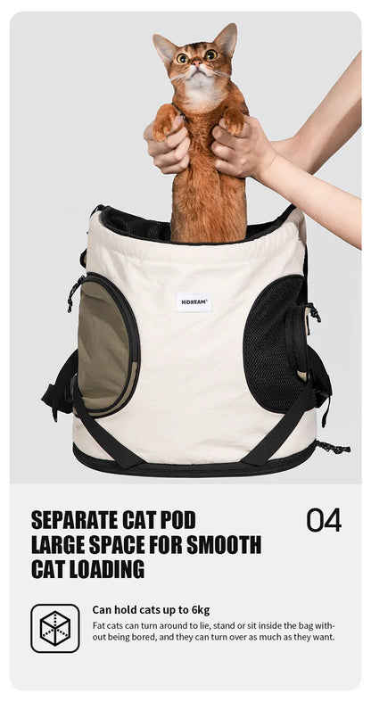 Pet Chest Backpack Front Carrying Tote Backpack Dogs and Cats Breathable Portable Outdoor Bag Shoulder Cat Bag