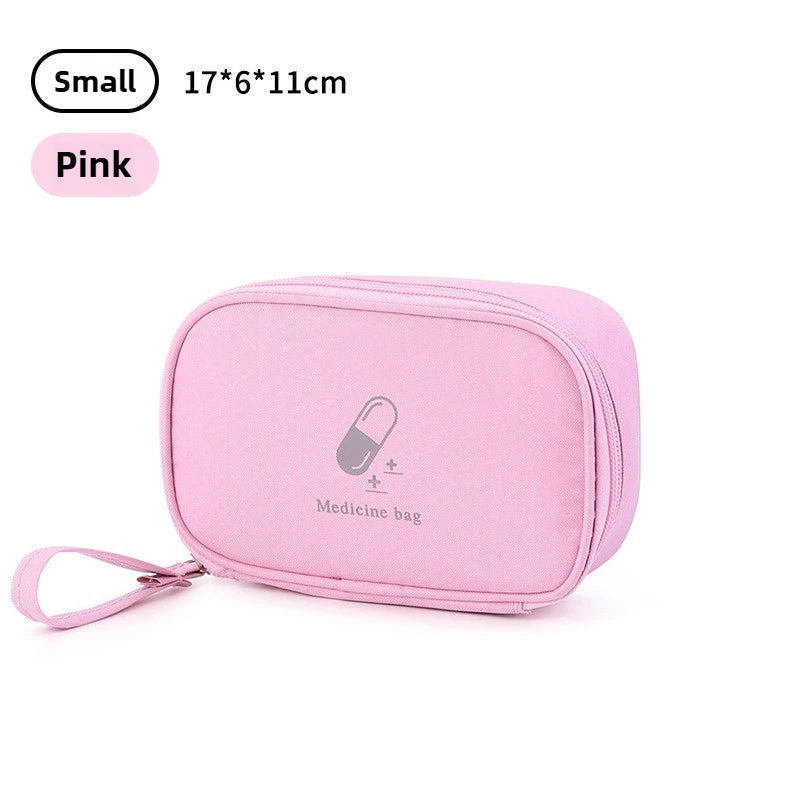 Portable Medical Bag, Travel Bag, Large Capacity Medicine Storage Box, Household Emergency Medicine Reserve, First Aid Kit
