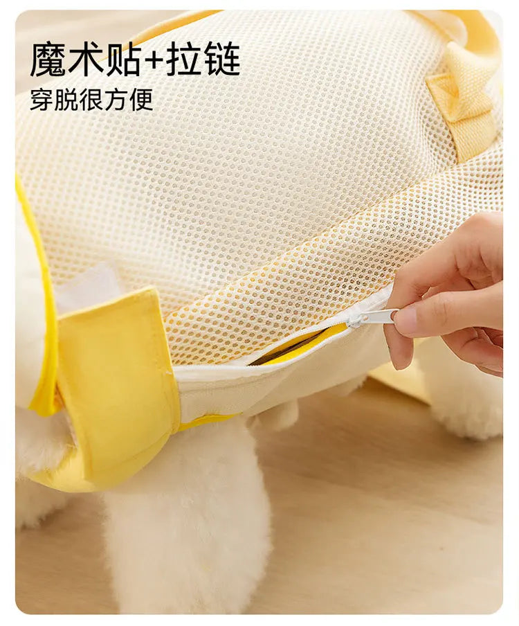 Pet Dog Hand Bag Carrier For Dogs Portable Four-legged Puppy Straddle Packs Shoulder Bag Vest Traction Rope For Yorkshire