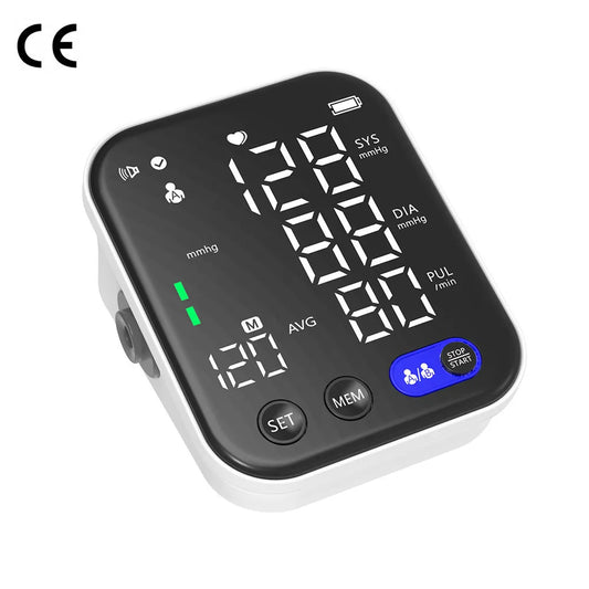 Medical Blood Pressure Monitor High Accurate Arm Cuff Tonometer Digital Sphygmomanometer Electronic Bp Monitors