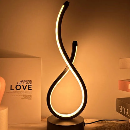 Led Table Lamp Bedroom Bedside Nightlight Creative ktv Restaurant Coffee Shop Luminous Decorative Table Light