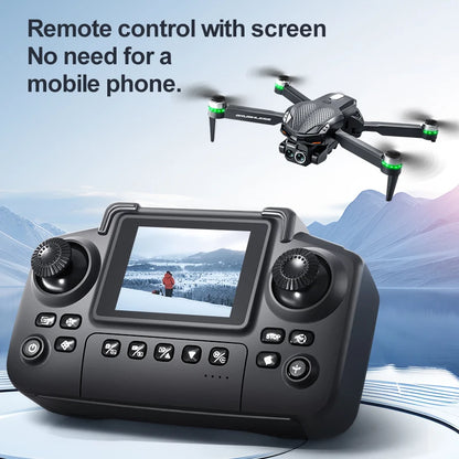 2025 S168 RC Drone Brushless Motor 8K HD Dual Cameras Optical Flow Positioning and Intelligent Obstacle Avoidance Aircraft Toy