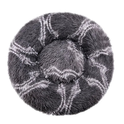 Round Pet Bed for Large,Medium and Small Dogs House Bed Soft Cats Bed Long Plush Dog House for Dogs House Winter Warm Sleeping