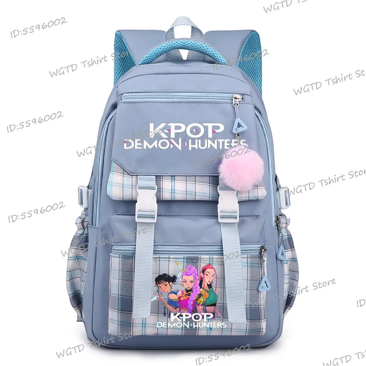 2025 Movie Print Children School Backpack KPop Demon Hunters Multi-function Knapsack Bag Students Girls New Fashion Schoolbag