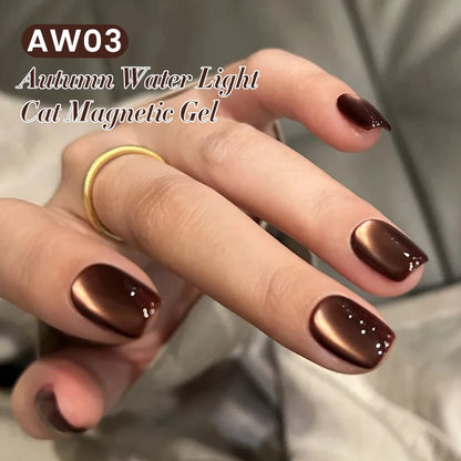 BORN PRETTY 10ml Water Light Cat Magnetic Gel for Autumn Winter Naills Semi Permanent Soak Off UV Gel Manicure Nail Art Varnish