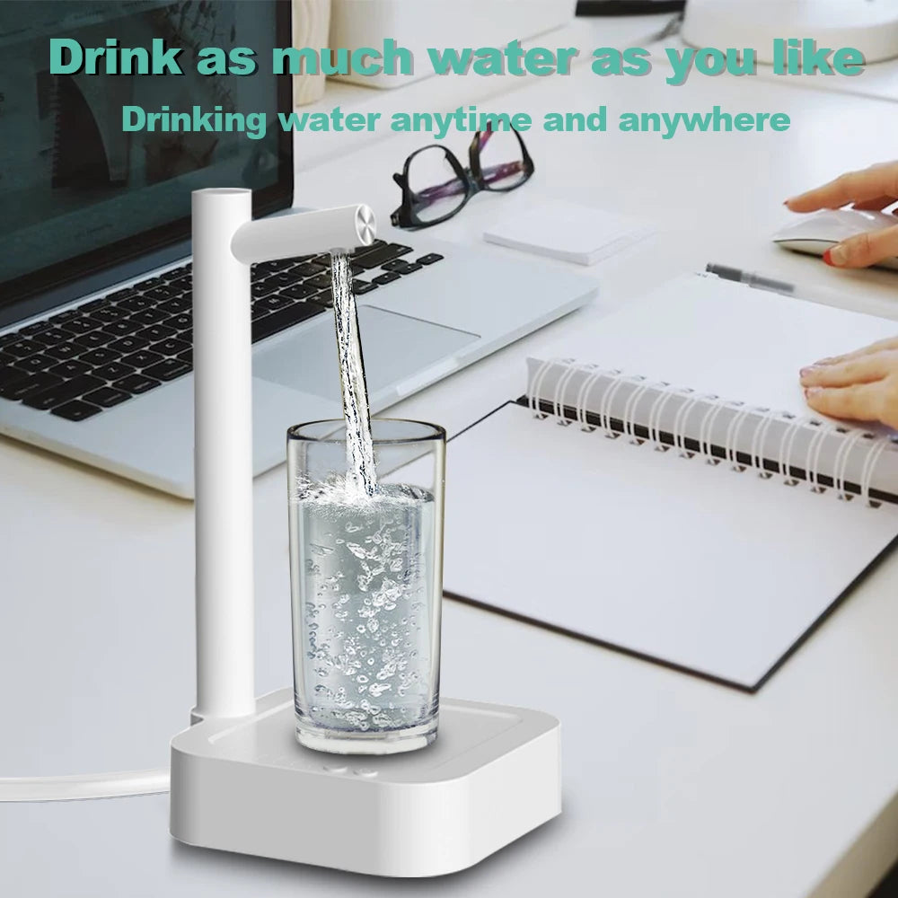 Water Gallon Pump Portable Electric Water Dispenser for Household Camping Smart  Automatic Drinking Water Bottle Gallon Pump