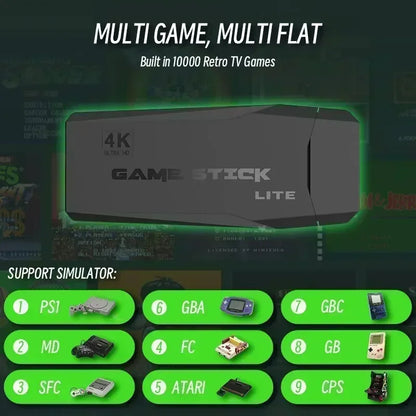 New stylish adult and child M8 home TV game console 2.4G high-definition HDMI USB wireless dual P 520 games