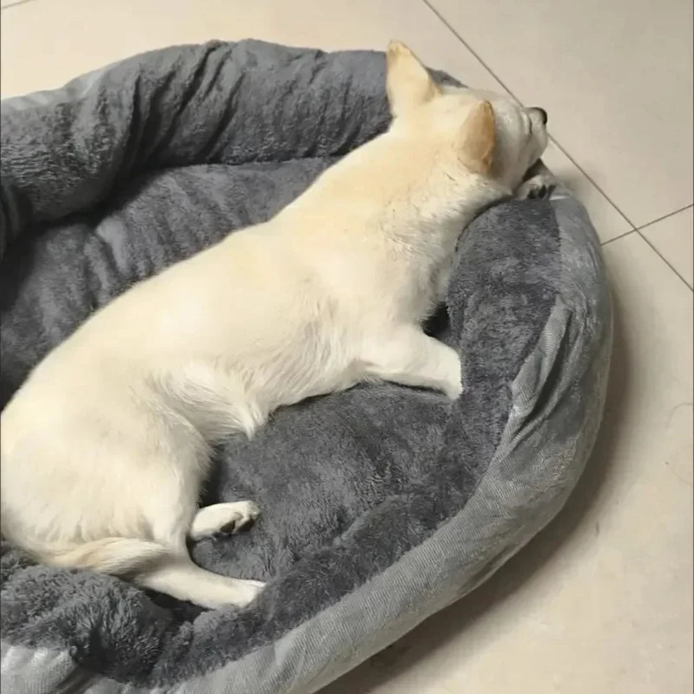 Soft Warm Dog Bed Pets Basket Cat House Sofa for Medium Large Dog Sofa Bed Cushion Dog Bed House Pet Supplies Accessories2025new