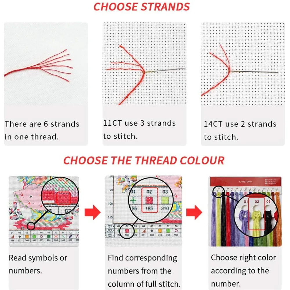 Mandala Flower DIY Cross Stitch Embroidery 11CT Kits Craft Needlework Set Cotton Thread Printed Canvas Home Decoration     Sale
