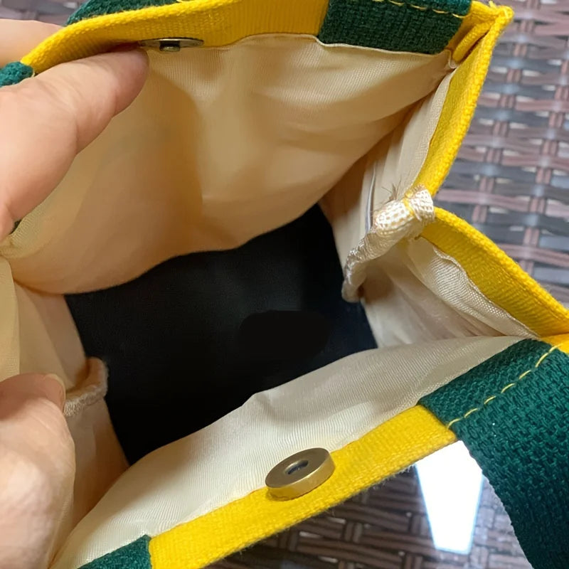 1Pc Handheld Water Bottle Holder Portable  Universal Canvas Insulated Cup Cover Cup Bag Carrying Umbrella Bag