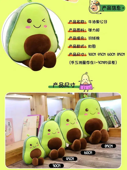 Plush Avocado Exquisite Soft Water Round Cute Doll Pillow/Cushion Plush Toy Birthday And Christmas Gift For Friends And Family