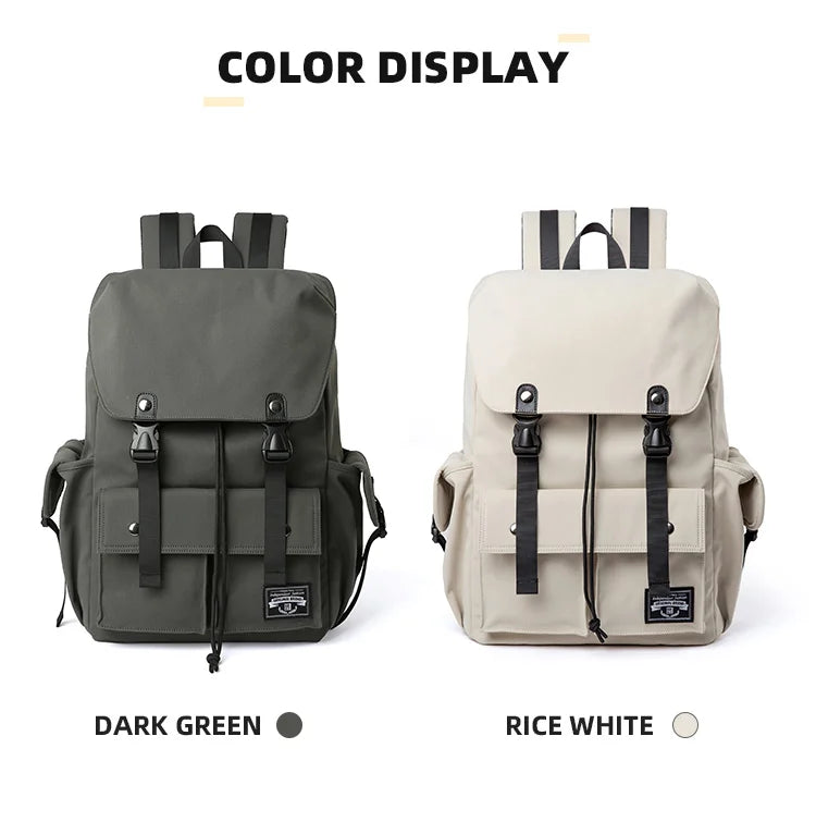 Fashion Waterproof Large Capacity Drawstring Backpack for Men Oxford Durable Travel College Student Laptop School Bag Bookbag