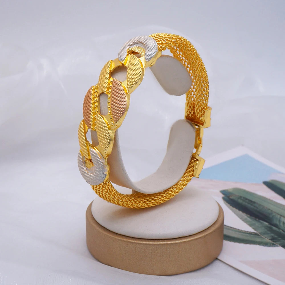 2023 Fine Jewelry Sets For Women Dubai Bridal Wedding Gifts Necklace Bracelet Earrings Ring Jewellery Set African Bead jewelry