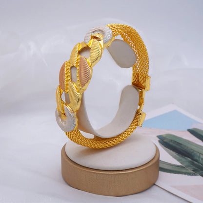 2023 Fine Jewelry Sets For Women Dubai Bridal Wedding Gifts Necklace Bracelet Earrings Ring Jewellery Set African Bead jewelry