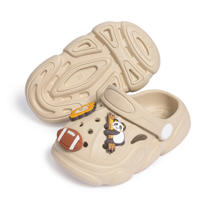New Solid Color Summer Breathable Garden Shoes Baby Sandals Cute Decoration Boys Girls Lightweight Anti-slip Casual Shoes