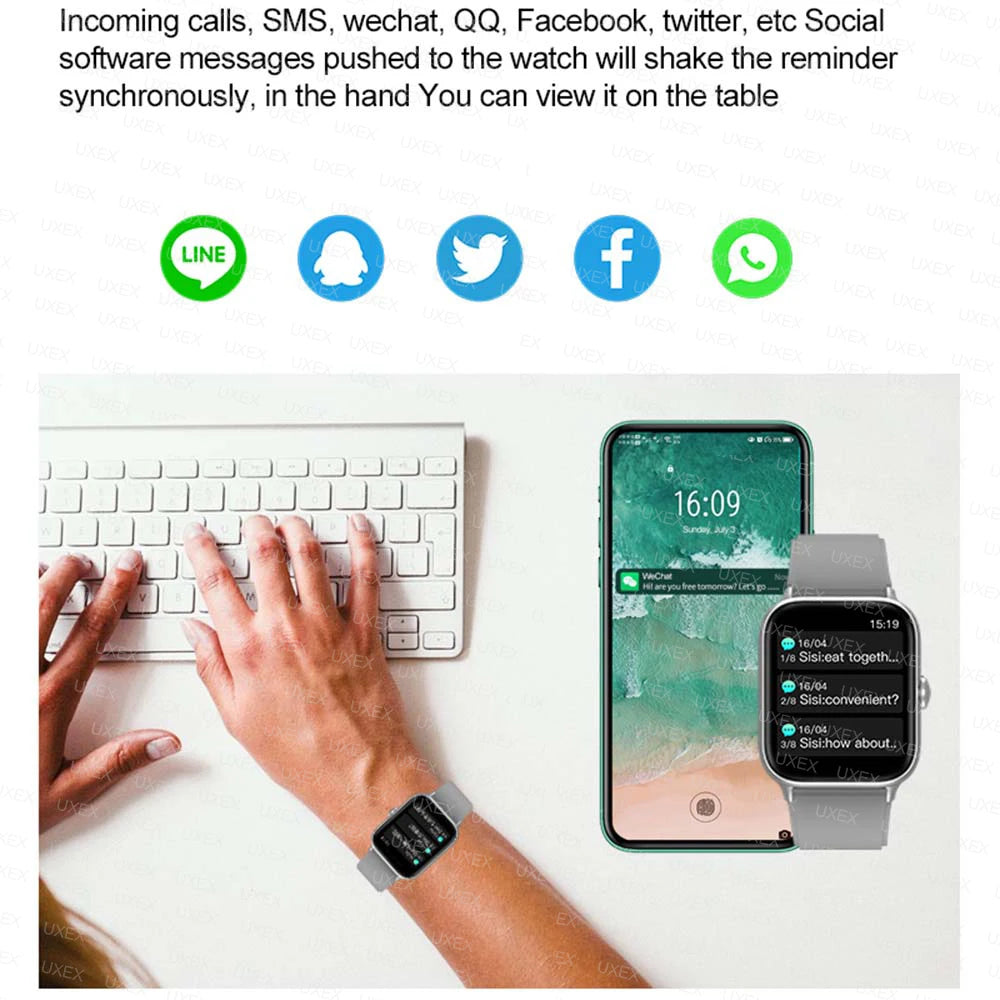 New Luxury Smartwatches Men Full Screen Bluetooth Call Valentine Gift Alarm Clock Custom Photo Health Tracking Watch Women 2025