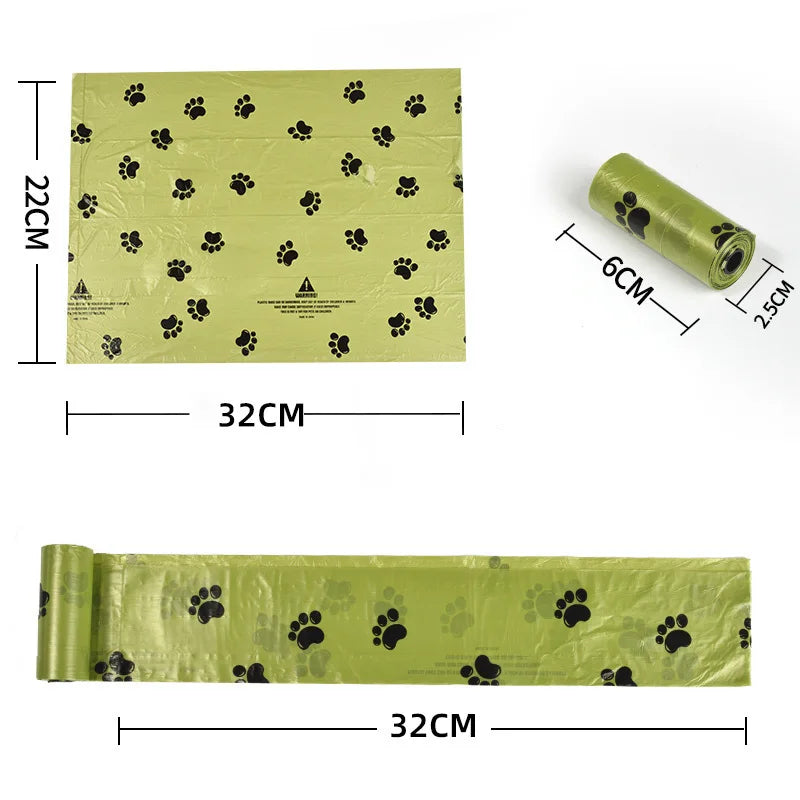 Dog Poop Bags Biodegradable Leak Proof Pet Waste Bags for Dog Walking Outdoor Cleaning Cat Litter Bag Dispenser Bulk Pack