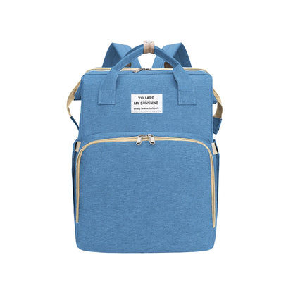 Portable Baby Folding Bed Mommy Bag Folding Mosquito Net Multifunctional Outgoing Portable Mother and Baby Backpack Large Capaci