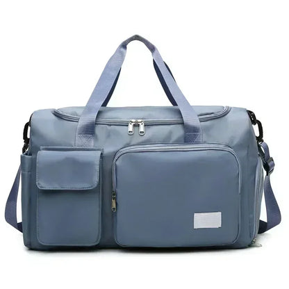 Carry On Travel Bag Large Capacity Gym Bag Weekender Overnight Duffle Bags With Shoe Compartment Sports Fitness Bags for Women