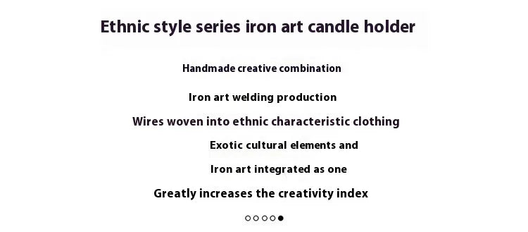Light Luxury Table Decoration Candle Holder Iron Home Romantic Candlelight Dinner Metal Candle Holder Knick-knack Props