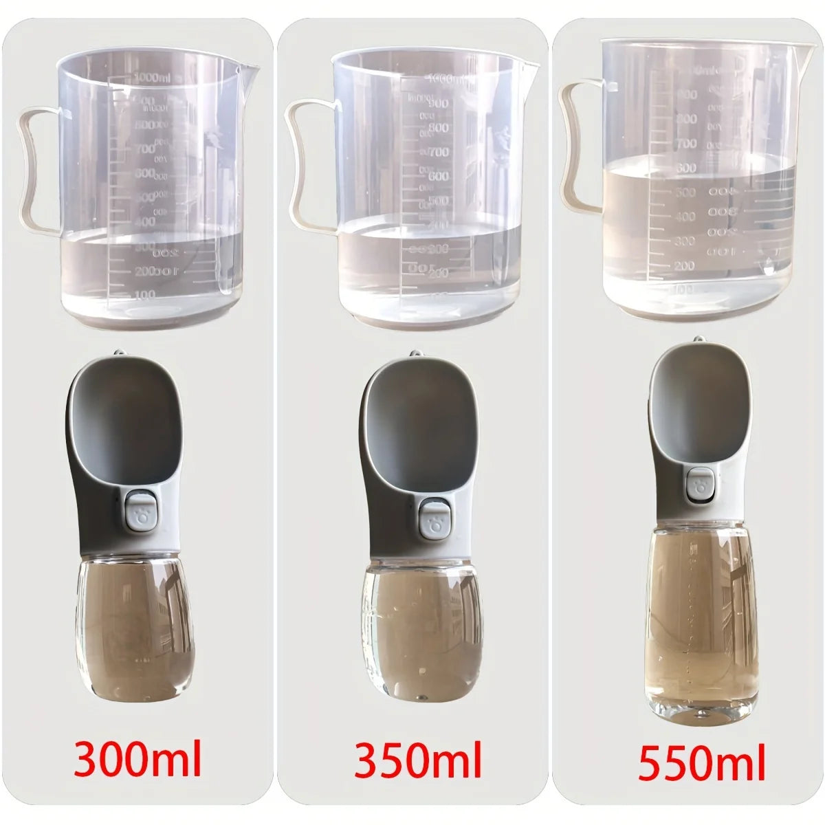 1pc Leak-Proof Portable Dog Water Bottle For Outdoor Adventures
