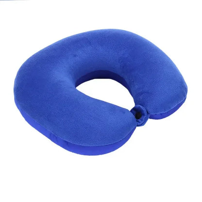 Nanoparticles U Shaped Travel Pillow Neck Support Headrest Microbeads Filling Colorful Soft Cushion Flight for AirPlane Car