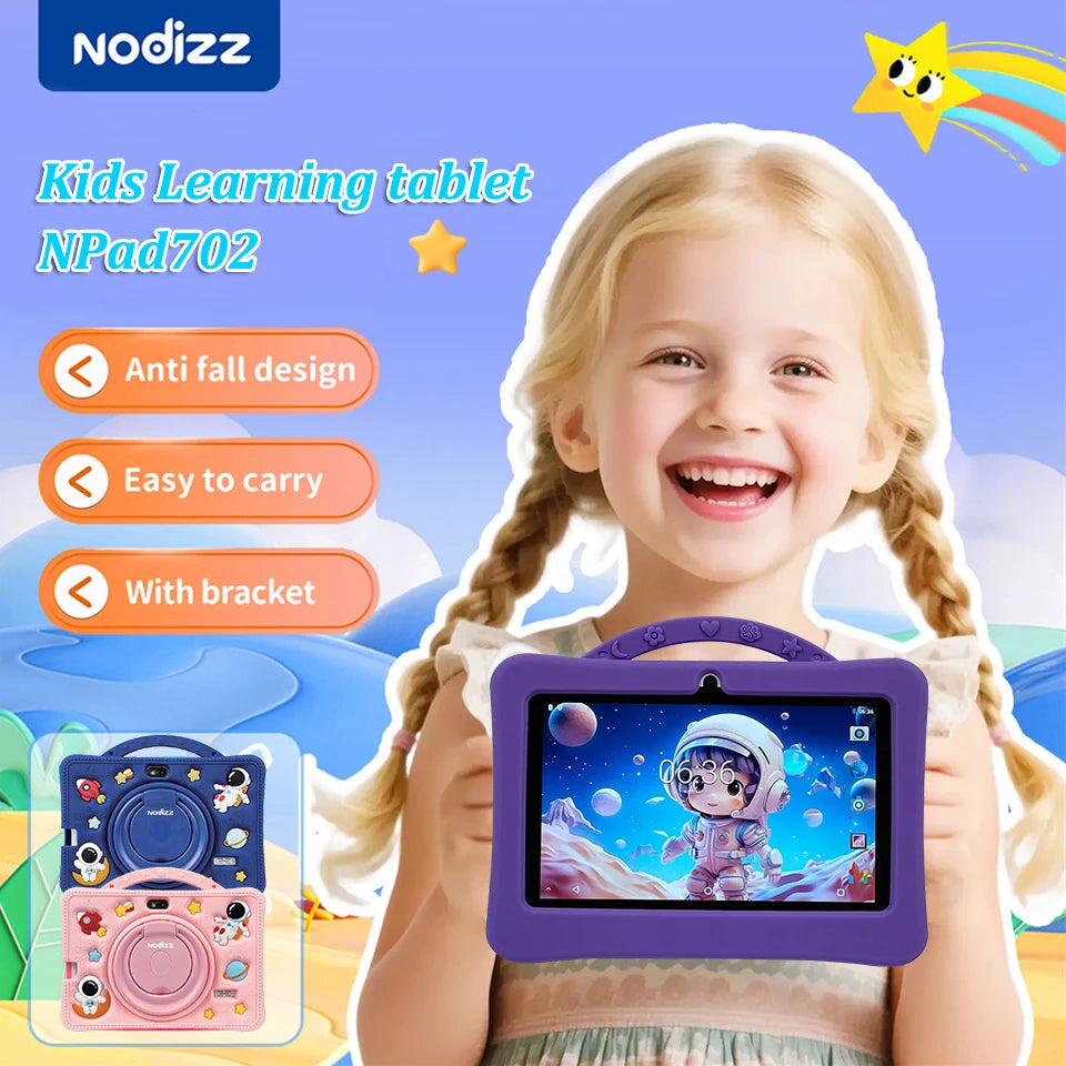 Kids Tablet Android 14 Inch 4+128GB 3200mAh Children Tablets Educational Learning Toys with Camera Children Toys Birthday Gifts