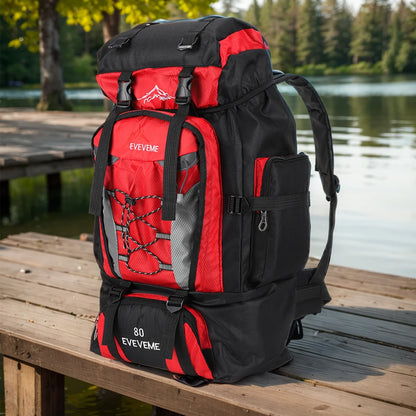 80L Outdoor Mountaineering Backpack For Men And Women Cycling Backpack For Men Women Sports Backpack Leisure Travel Backpack