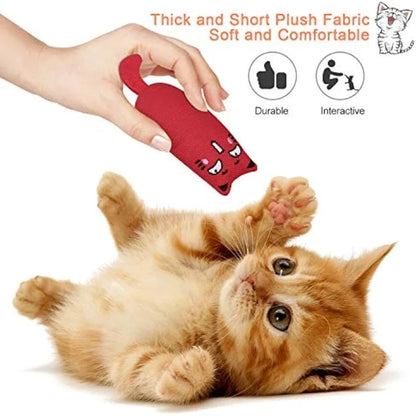 Rustle Sound Catnip Toy Cats Product For Pets Cat Toys For Kitten Teeth Grinding Cat Plush Toy Thumb Pillow Pet Accessories