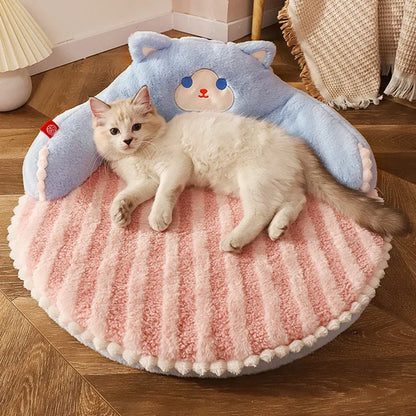 Removable Cat Bed Dog Sofa Pet Pad Cat Nest Pet Bed for Small Medium Dogs Cats Comfortable Plush Puppy Bed Pet Supplies
