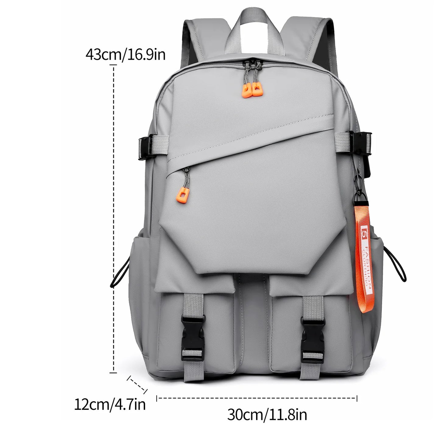 A 15.6-inch stylish, simple and high-quality water-repellent fabric with the same shoulder bag for men and women.