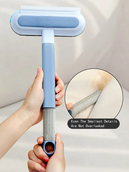 Pet Hair Removal Set Tool Reusable Static Removal Gloves Double-Sided Grooming Gloves Remove Dog Cat Fur Hair for Carpets Sofa